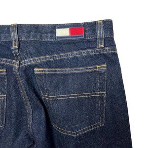 Vtg Tommy Hilfiger Roc Roc Jeans Womens Blue Straight Leg Cotton Denim Size 7